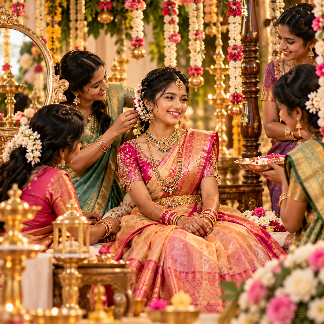 half saree or dhoti ceremony sks